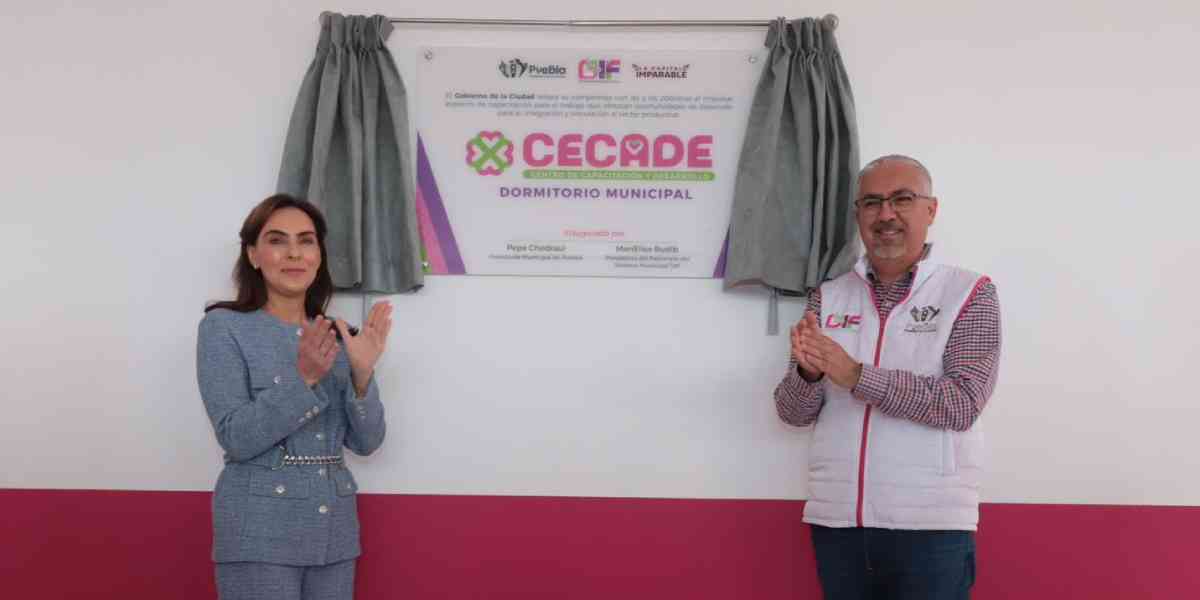 Inauguran nueva sede del CECADE en el Centro de Puebla; ofrecerá 15 talleres y 200 espacios de capacitación