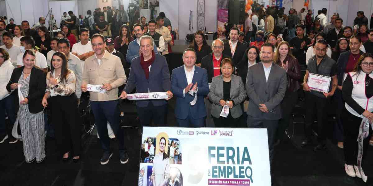Feria de Empleo en Puebla ofrece más de 6 mil vacantes en 60 empresas