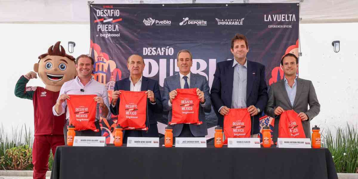 Puebla será sede de Desafío Puebla by La Vuelta España 2027; esperan mil ciclistas