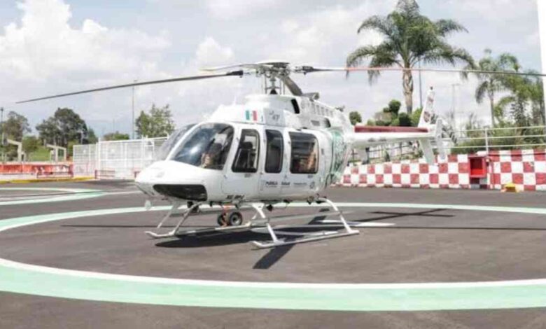 Puebla helicóptero