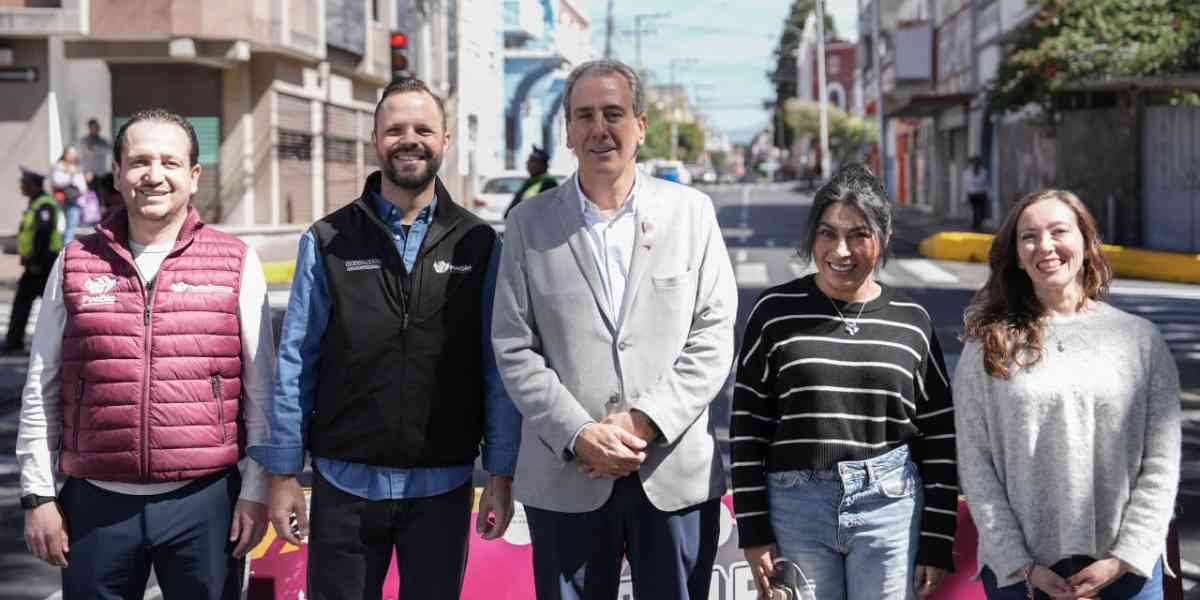 Rehabilitan avenida 16 de Septiembre en Puebla: obras benefician a más de 7 mil 800 habitantes