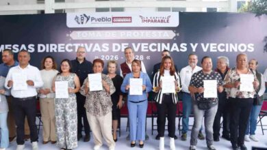 mesas directivas vecinales en Puebla